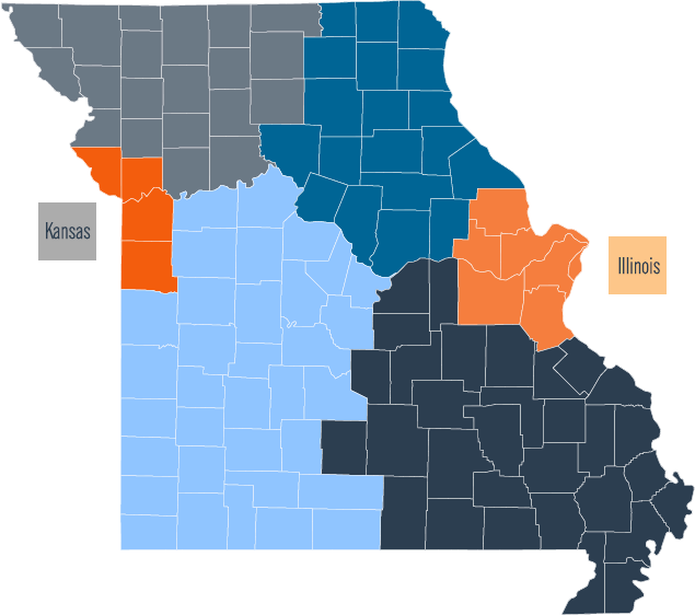 Missouri Scholarship Regions